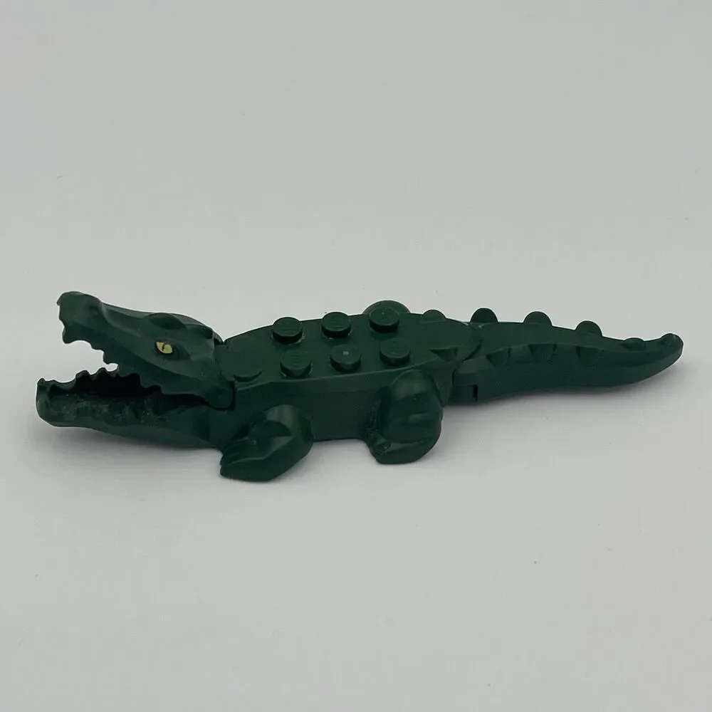 LEGO Alligator / Crocodile Dark Green Minifigure Bundle Lot